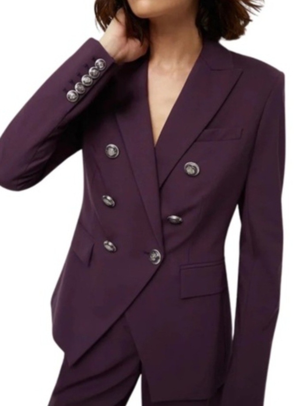New Dark Aubergine Miller Dickey Jacket  Size 4 SOLD OUT